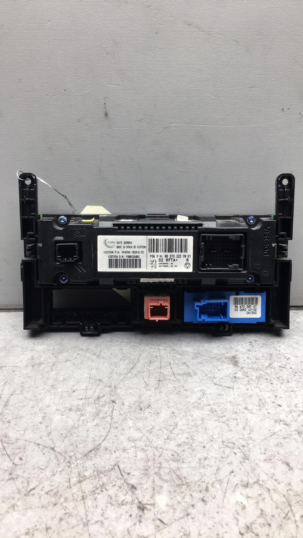 Commande chauffage PEUGEOT 407 PHASE 1  - 1