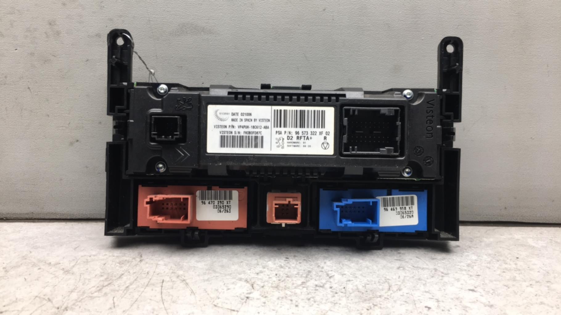 Commande chauffage PEUGEOT 407 PHASE 1 BREAK  - 1