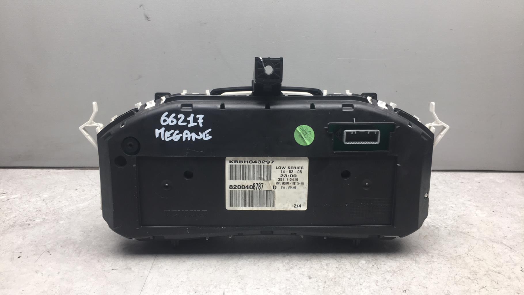 Compteur RENAULT MEGANE 2 PHASE 2 Diesel - 1