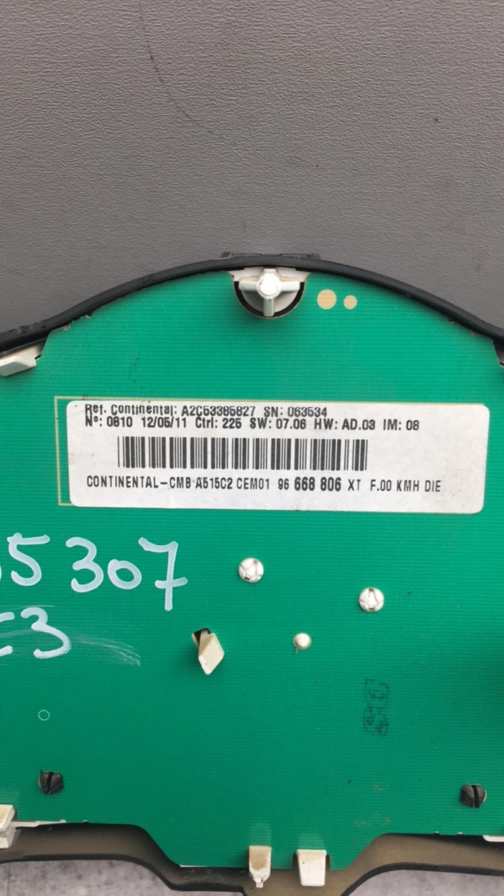 Compteur CITROEN C3 2 PHASE 1 Diesel - 1