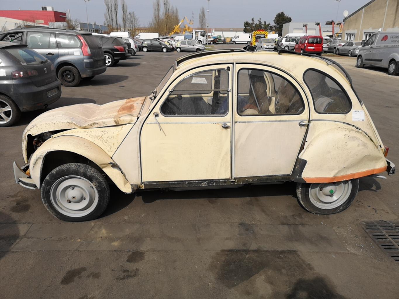 Bouton de warning CITROEN 2CV Essence - 1