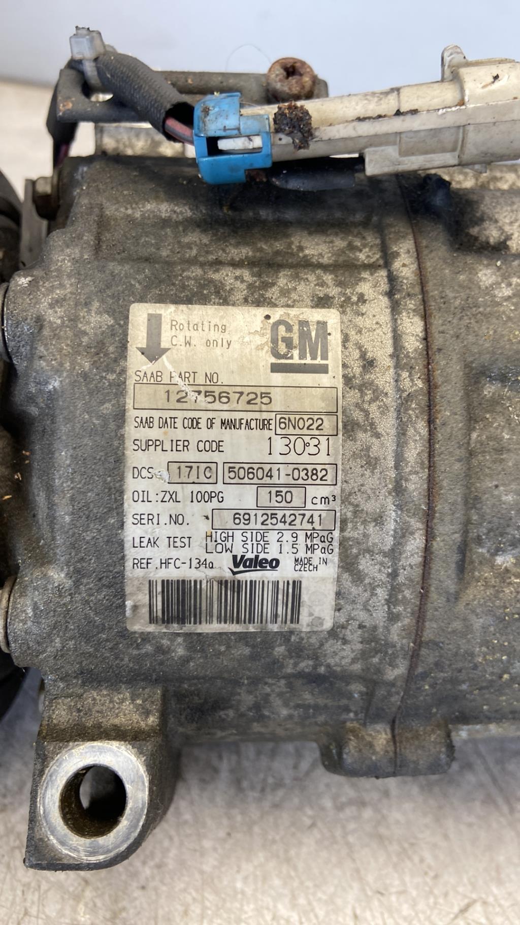 Compresseur clim SAAB 9.5 1 PHASE 2 Diesel - 1
