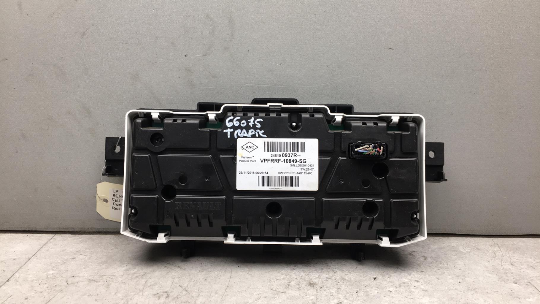 Compteur RENAULT TRAFIC 3 PHASE 1 Diesel - 1