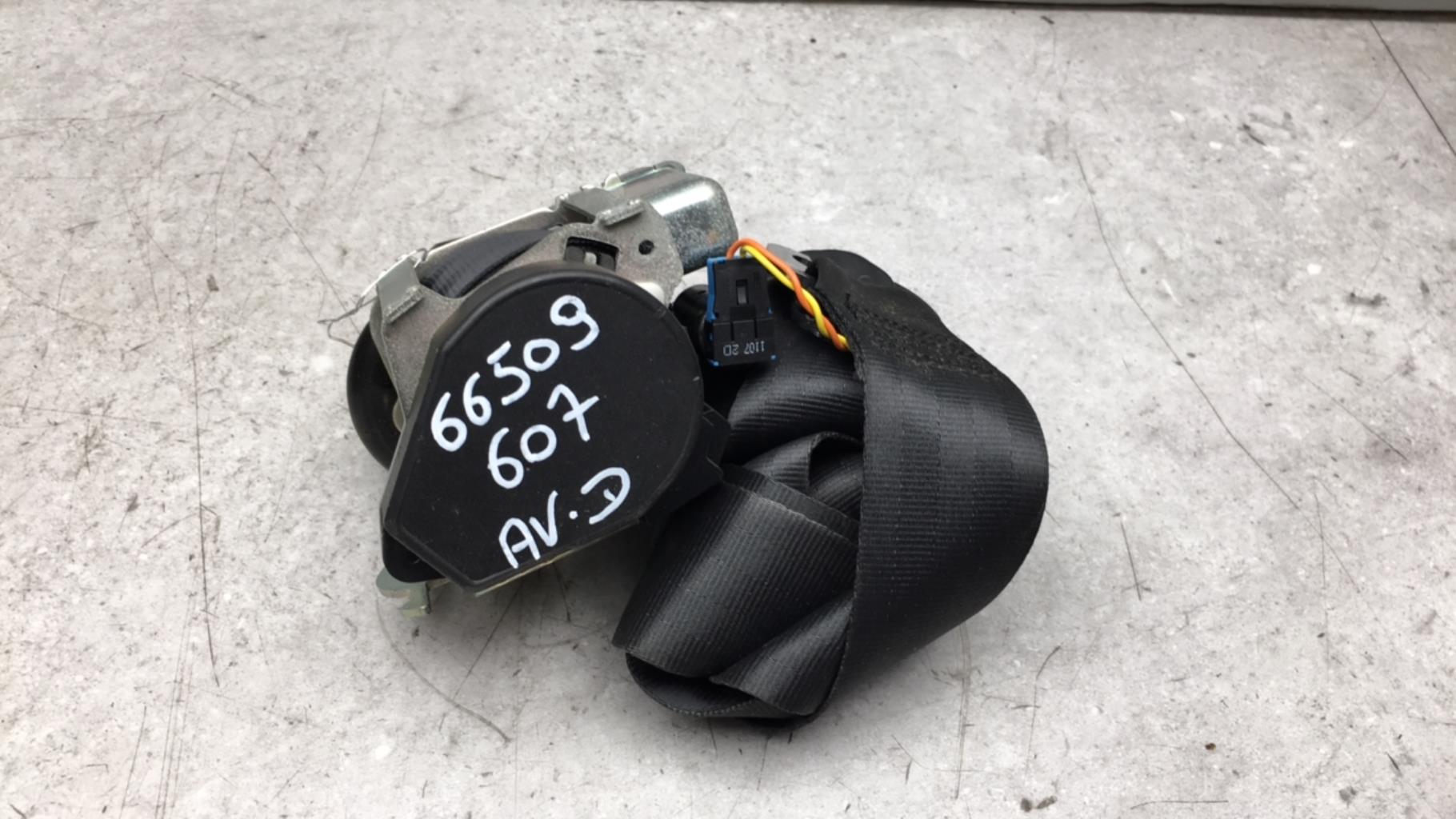Cintura di sicurezza anteriore destra PEUGEOT 607 PHASE 2 Diésel - 1