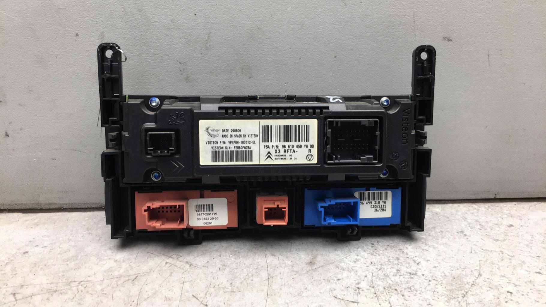 Commande chauffage CITROEN C5 1 PHASE 2 Diesel - 1