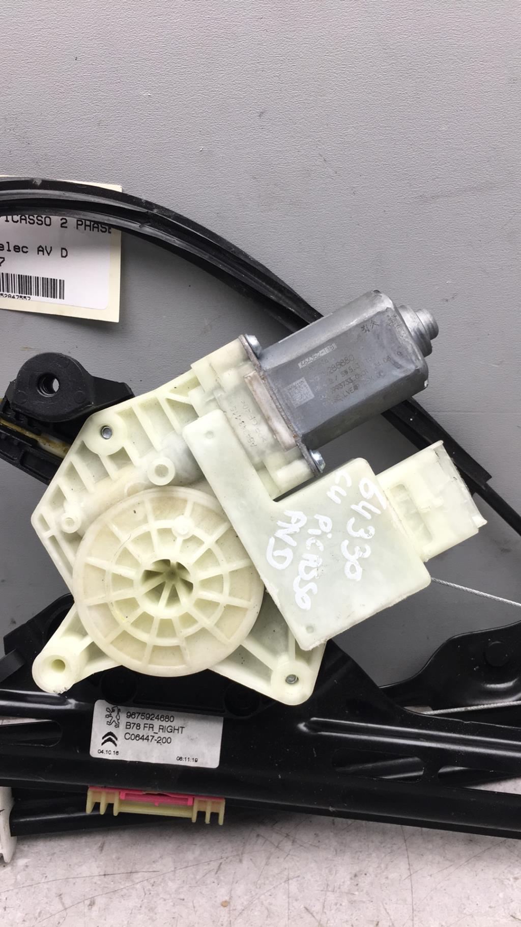 Alzacristalli elettrico anteriore destro CITROEN C4 PICASSO 2 PHASE 2  - 1