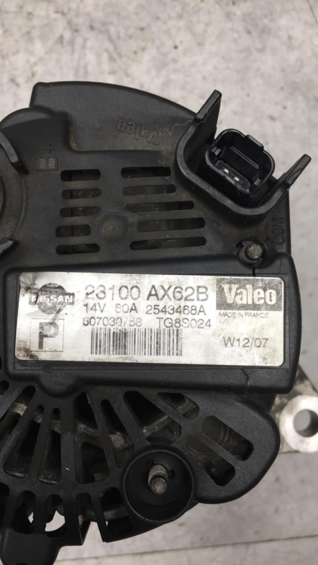 Alternatore NISSAN MICRA 3 PHASE 2 Gasolina - 1