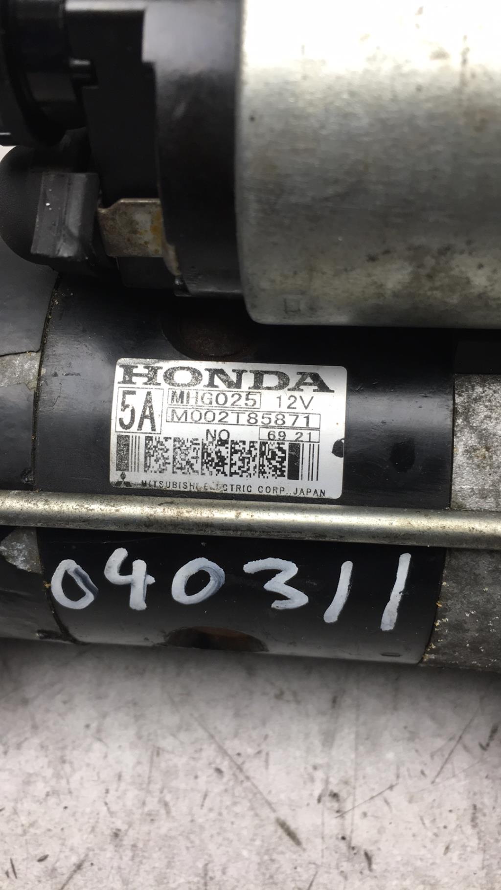 Motorino avviamento HONDA CIVIC 7 PHASE 1 Diésel - 1
