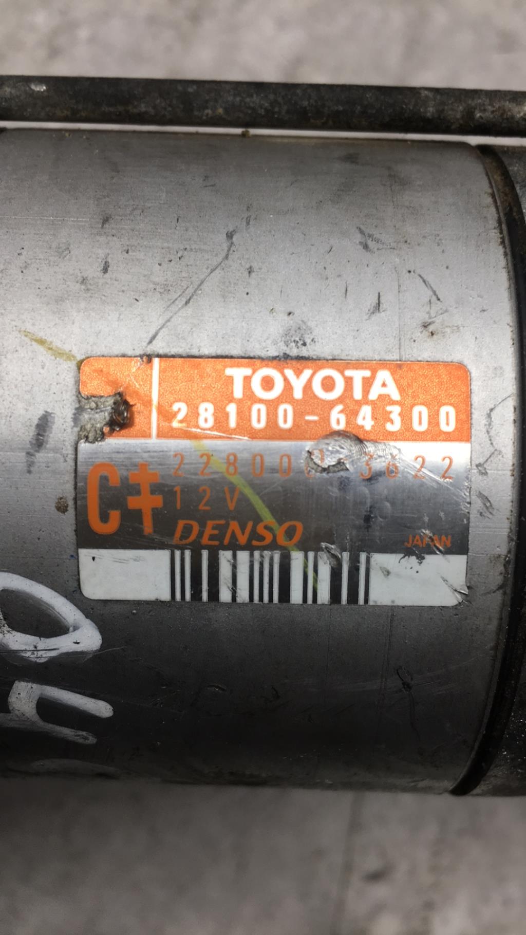 Demarreur TOYOTA RAV4 2 PHASE 1 Diesel - 1