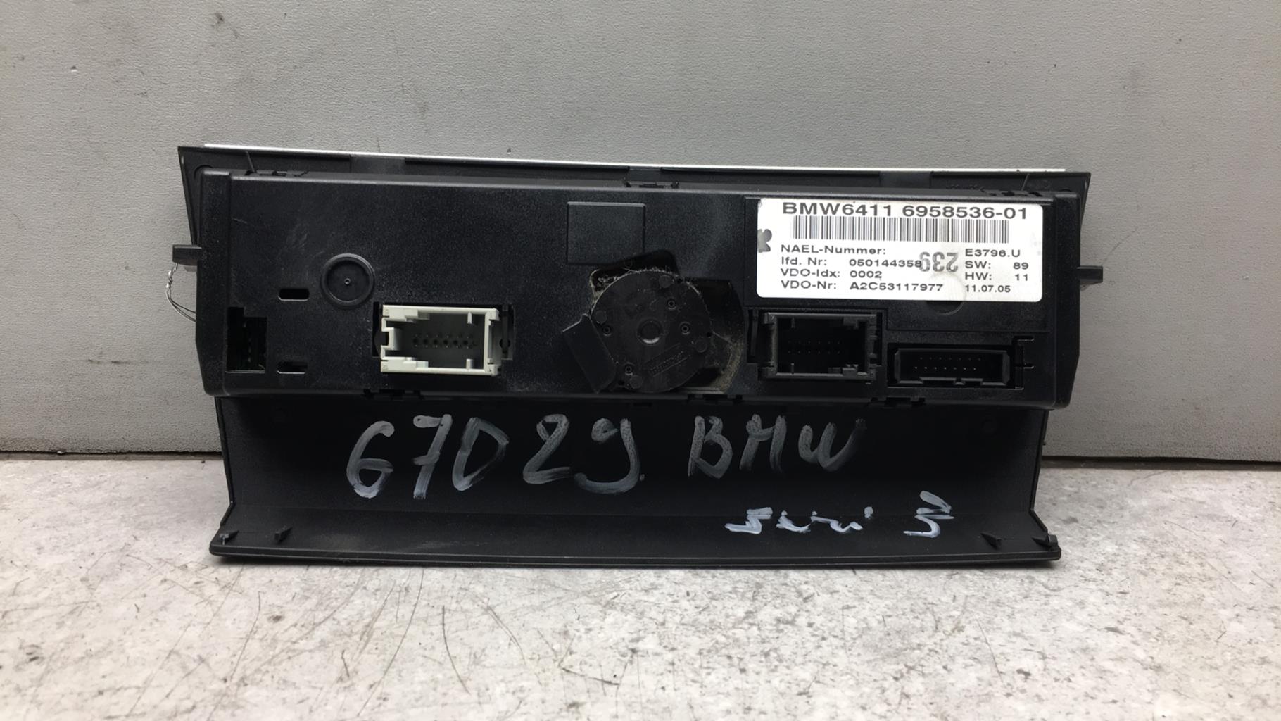 Commande chauffage BMW SERIE 3 E90 PHASE 1  - 1