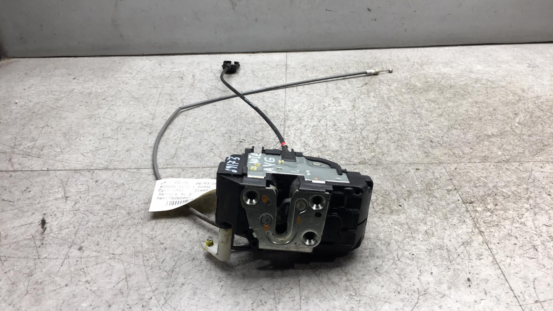 Serrure avant gauche NISSAN NOTE 1 PHASE 2 Diesel - 1