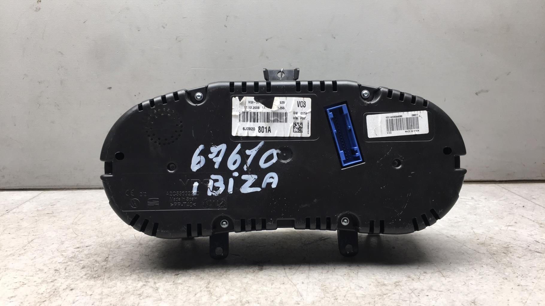 Compteur SEAT IBIZA 4 PHASE 1 COUPE  - 1