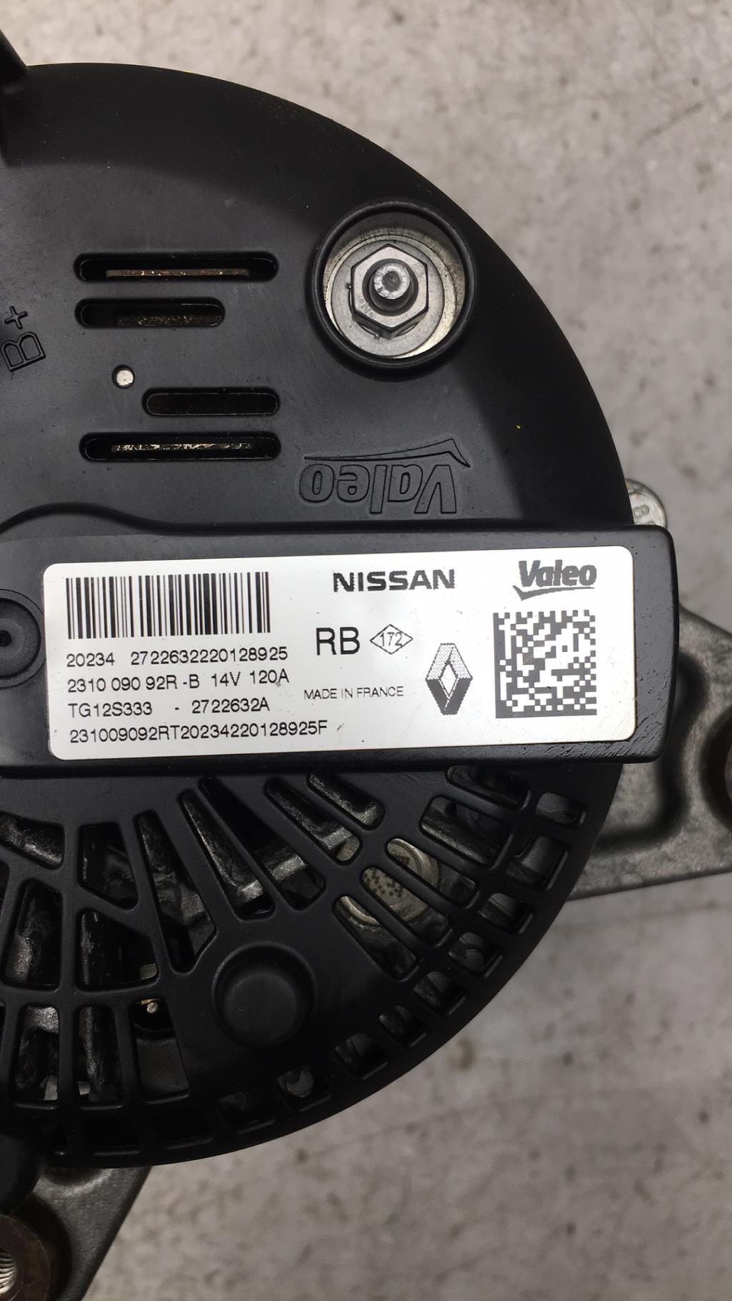 Alternatore DACIA SANDERO 2 PHASE 2 Gasolina/GLP - 1