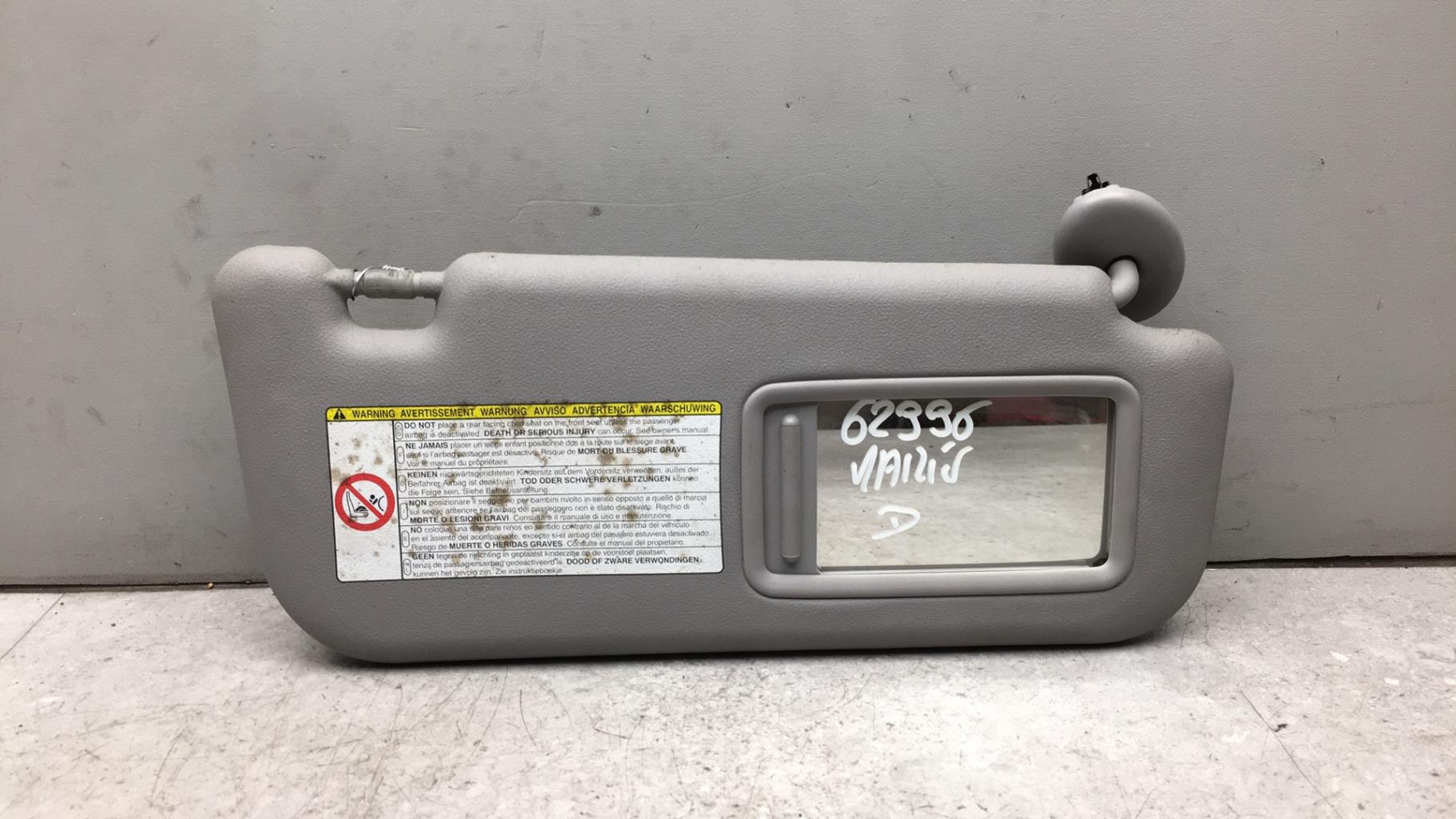 Visiera parasole destra TOYOTA YARIS 2 PHASE 2 Gasolina - 1