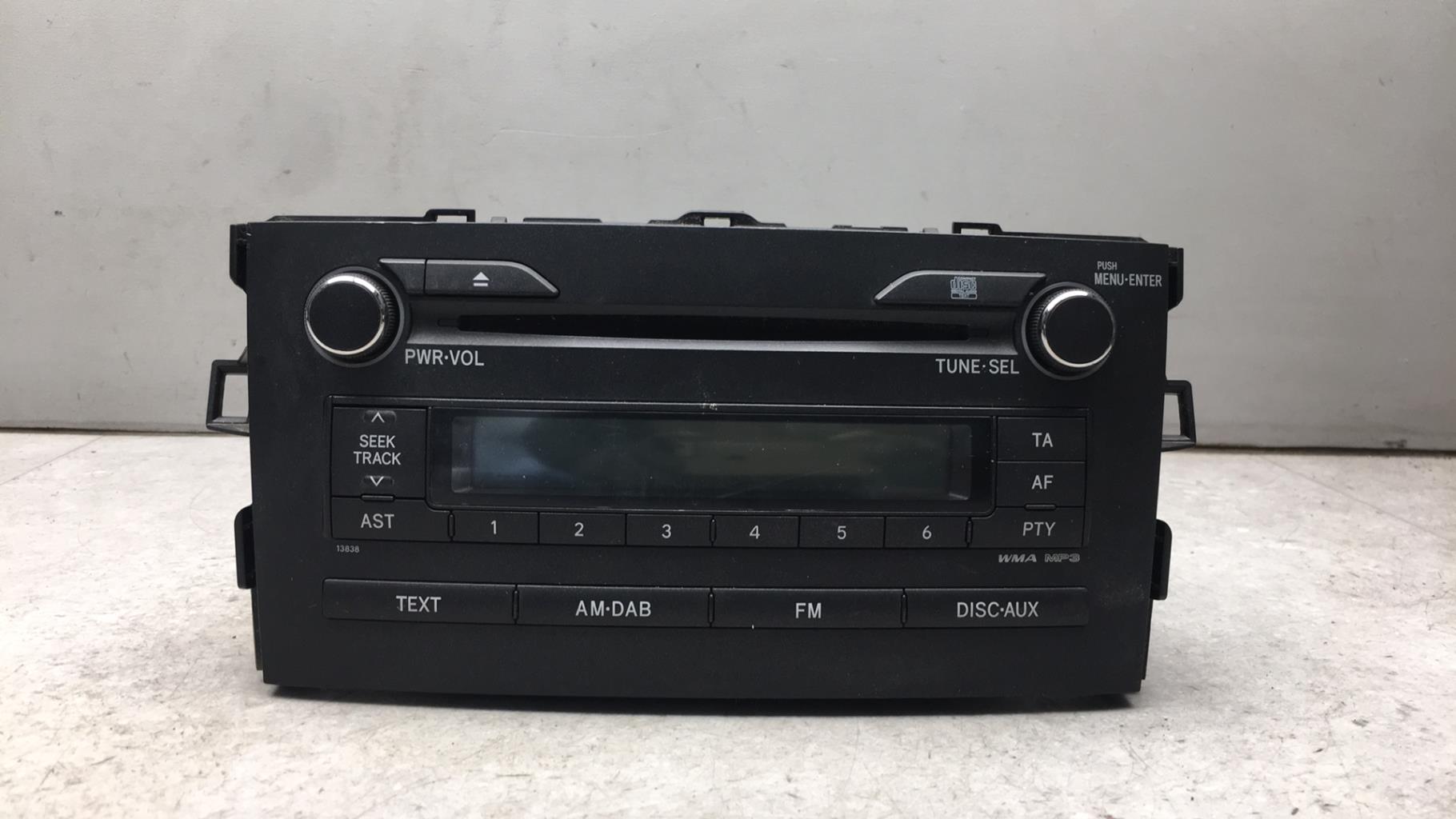 Autoradio originale TOYOTA AURIS 1 PHASE 2 Diésel - 1
