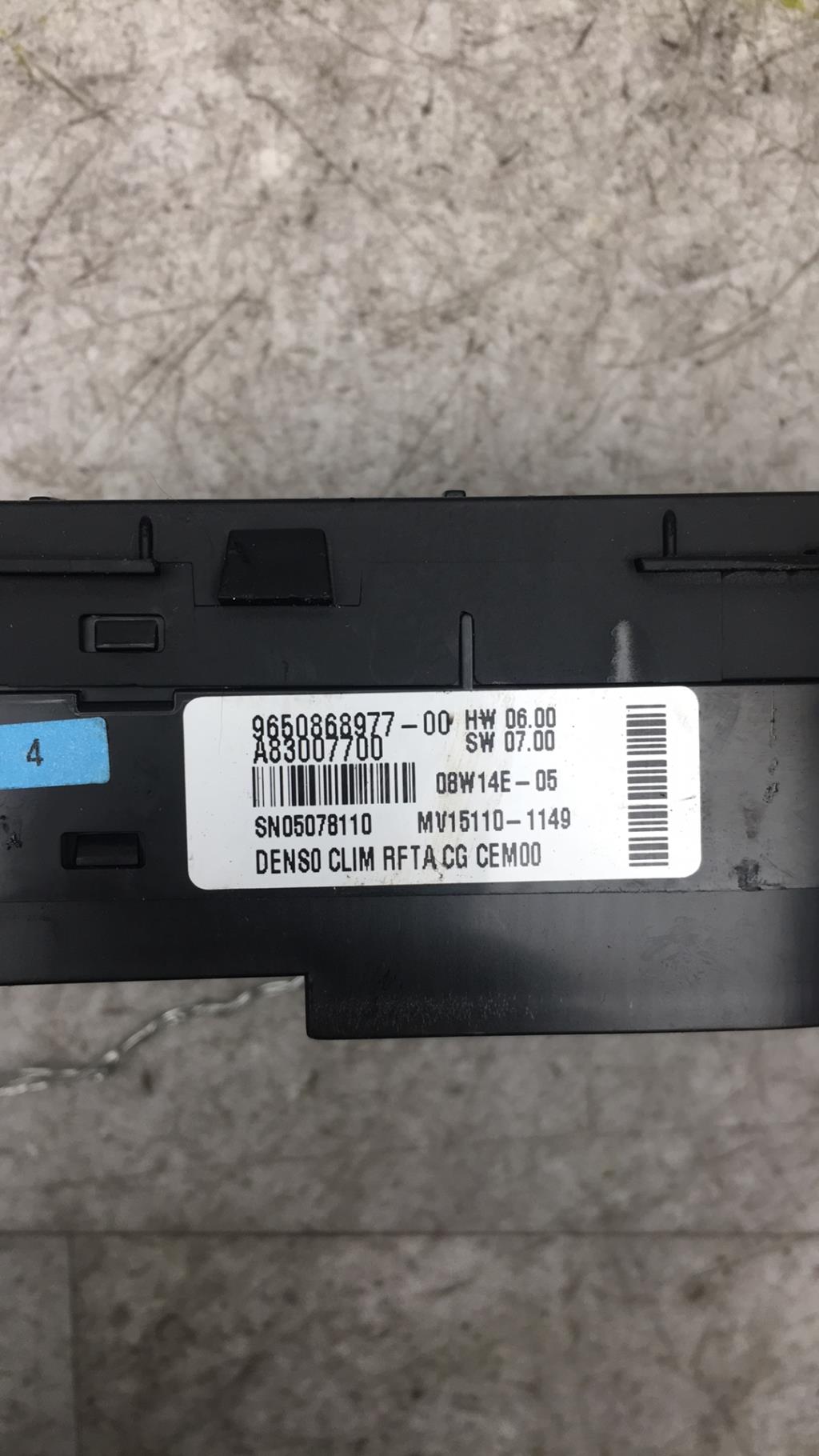 Commande chauffage CITROEN C4 PICASSO 1 Diesel - 1
