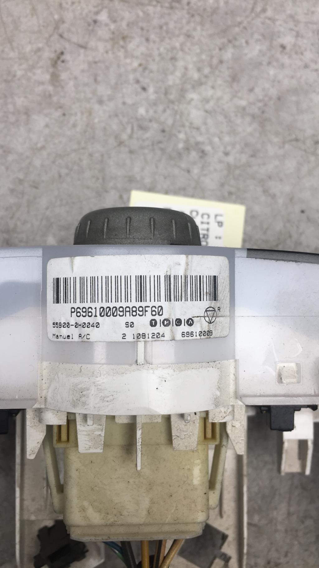 Commande chauffage CITROEN C1 1 PHASE 2 Essence - 1