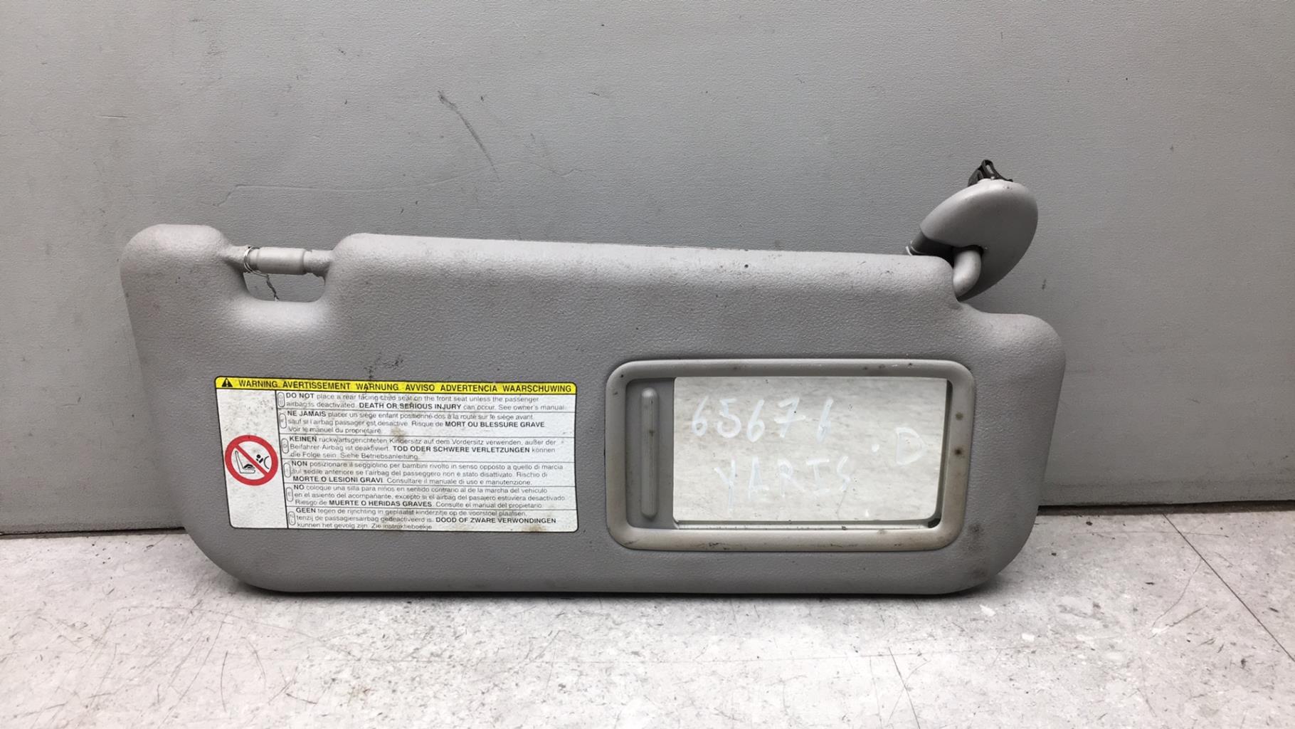 Visiera parasole destra TOYOTA YARIS 2 PHASE 1 Gasolina - 1
