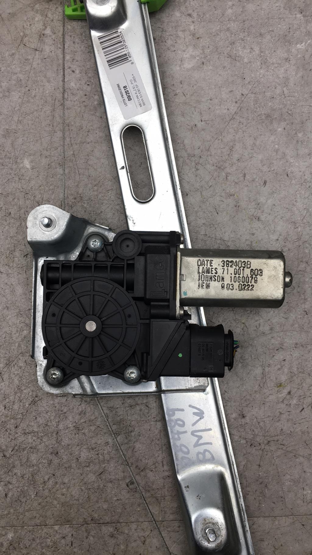 Alzacristalli elettrico posteriore destro BMW SERIE 3 E91 TOURING PHASE 1 BREAK  - 1