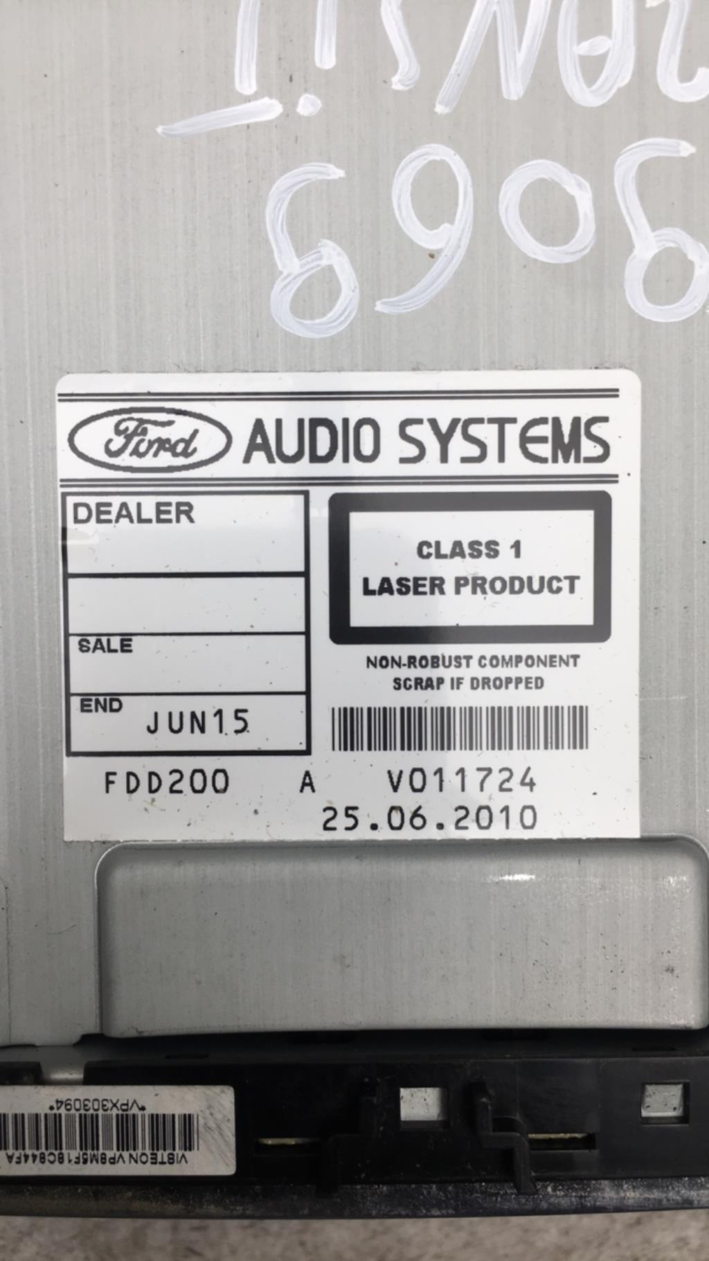 Autoradio originale FORD TRANSIT CONNECT 1 PHASE 3 Diésel - 1