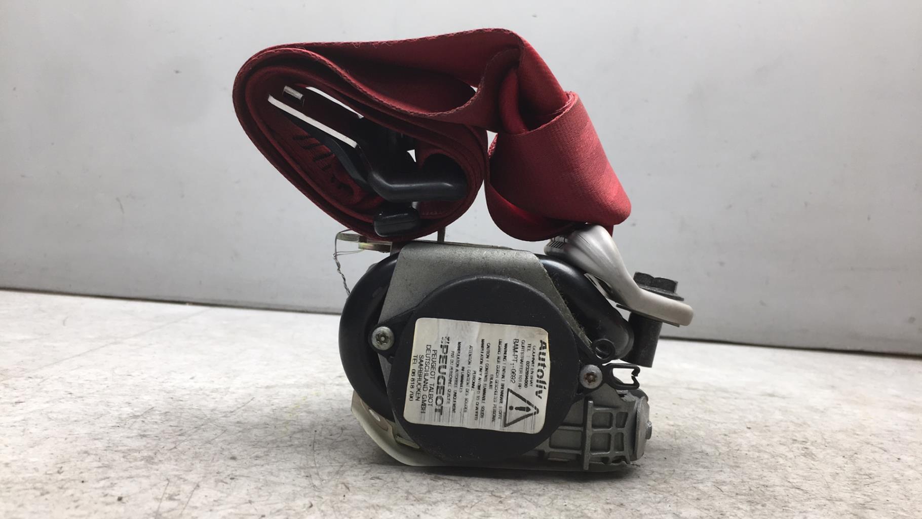 Cintura di sicurezza anteriore sinistra PEUGEOT 207 PHASE 1 Gasolina - 1