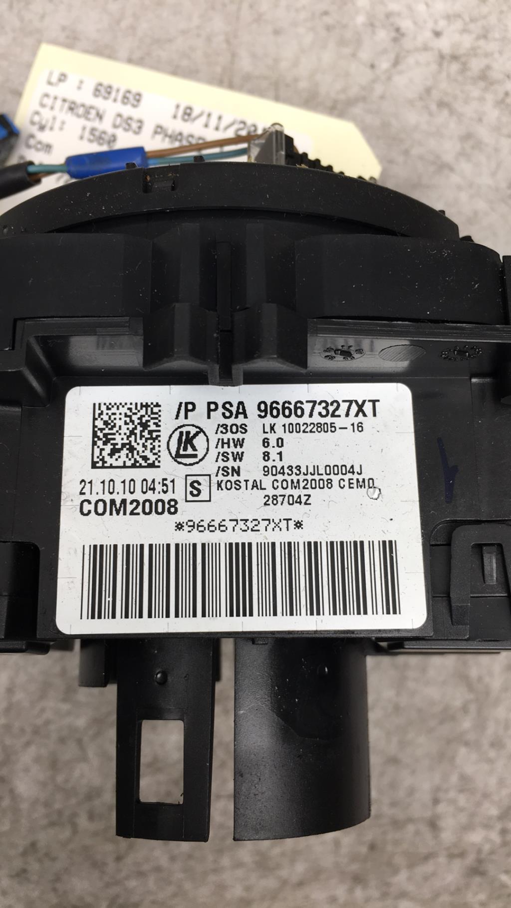Devio guida completo con contatto spiralato CITROEN DS3 PHASE 1  - 1