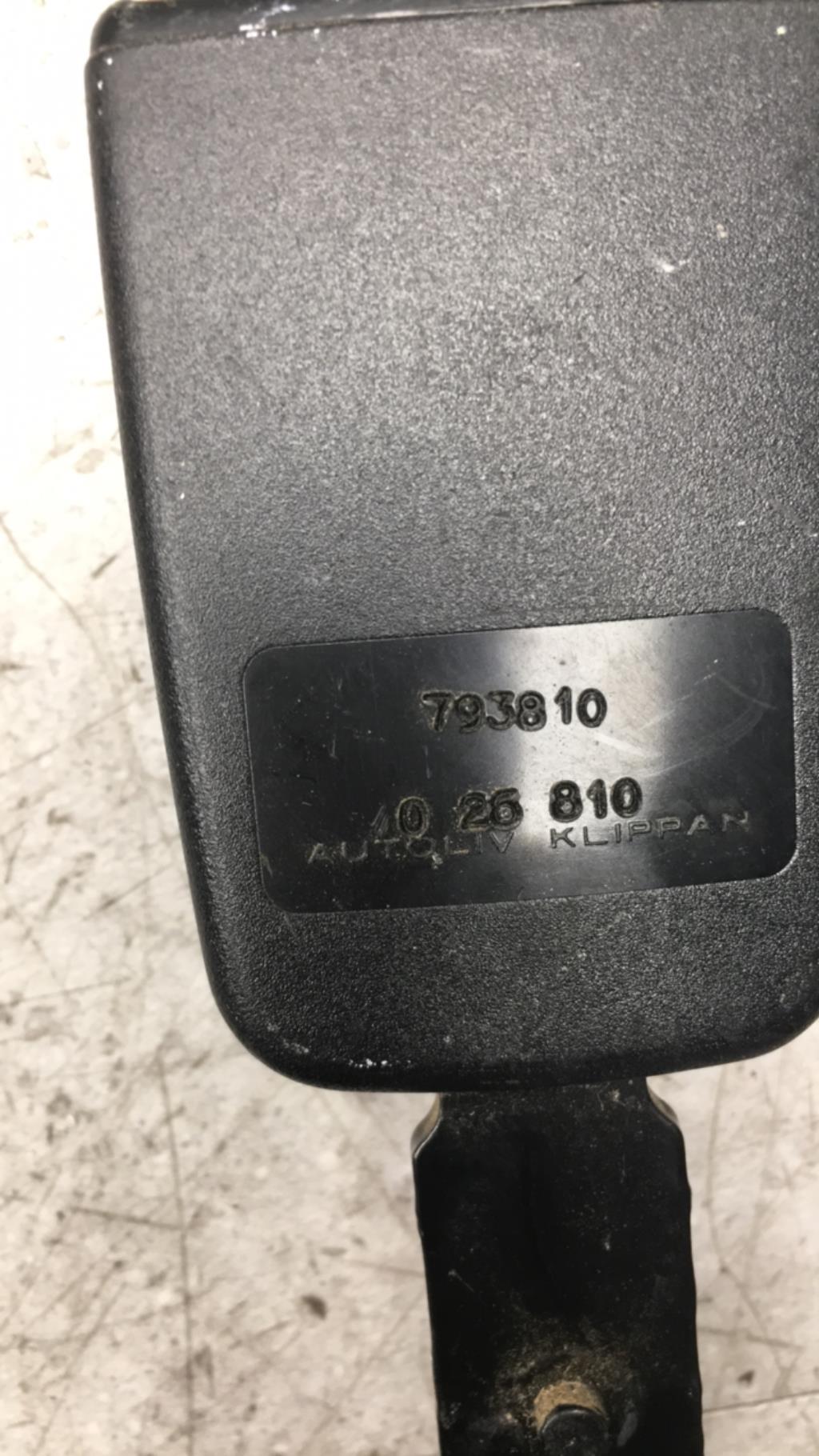 Aggancio cintura sicurezza anteriore destro RENAULT CLIO 1 PHASE 1 Gasolina - 1