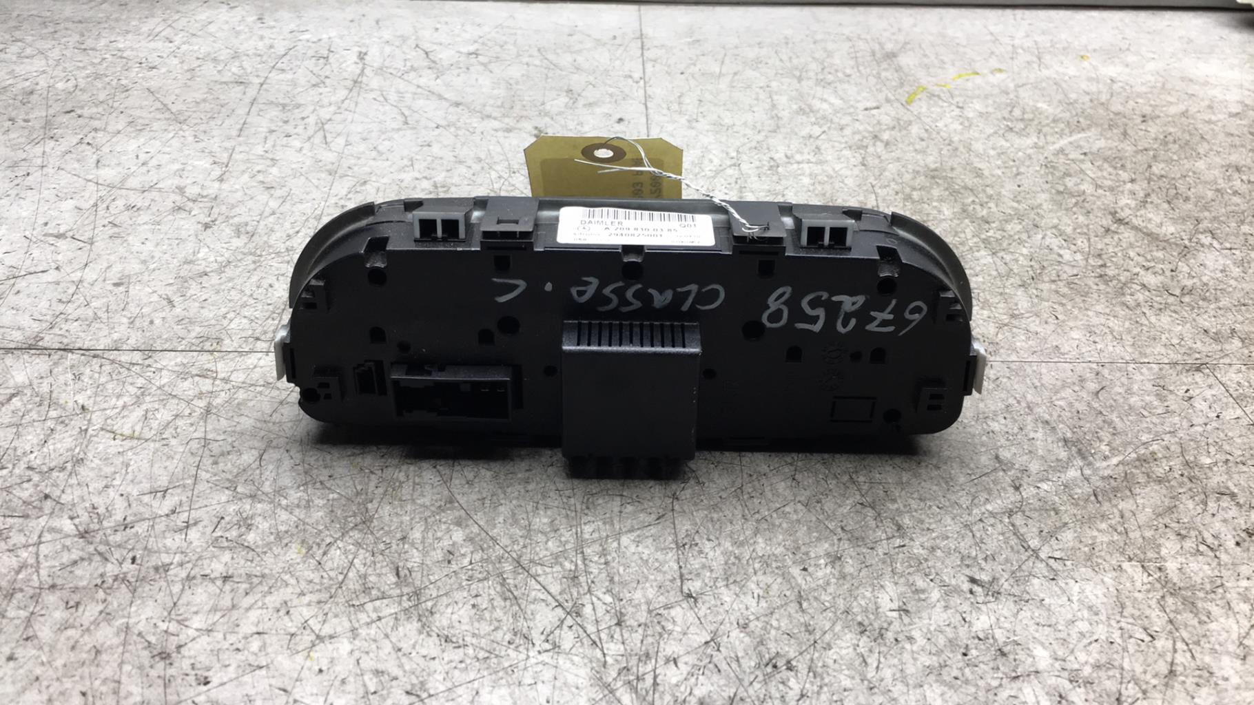 Commande chauffage MERCEDES CLASSE C 203 PHASE 1  - 1
