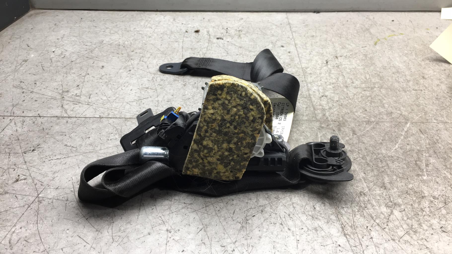 Cintura di sicurezza anteriore destra CITROEN C5 2 Diésel - 1