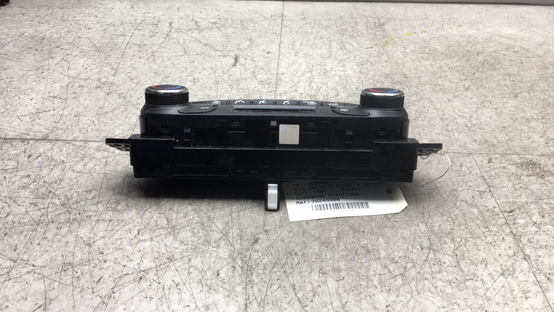Commande chauffage KIA CEE-D 2 PHASE 2 Diesel - 1