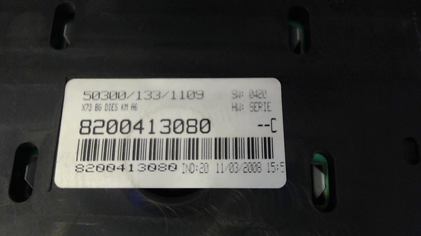 Compteur RENAULT VEL SATIS PHASE 2 Diesel - 1