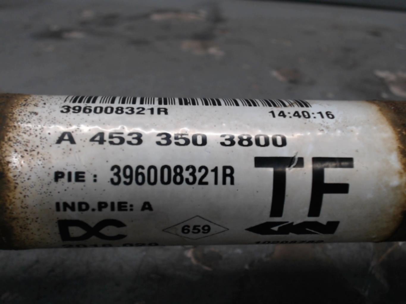 Giunto cardanico posteriore destro (trasmissione) RENAULT TWINGO 3 Gasolina - 1
