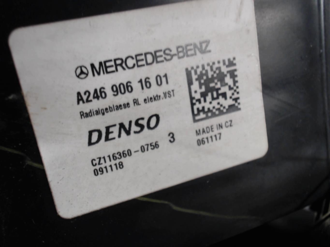 Ventola abitacolo MERCEDES CLASSE A 176 PHASE 2 Diésel - 1