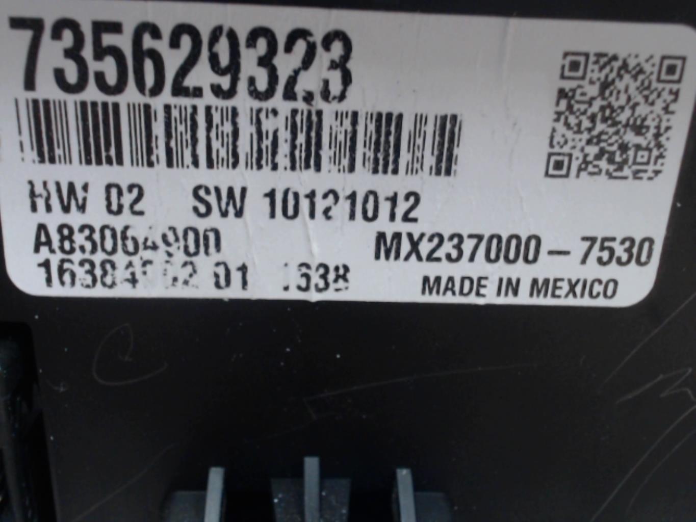 Commande chauffage FIAT 500 2 PHASE 2 Essence - 1