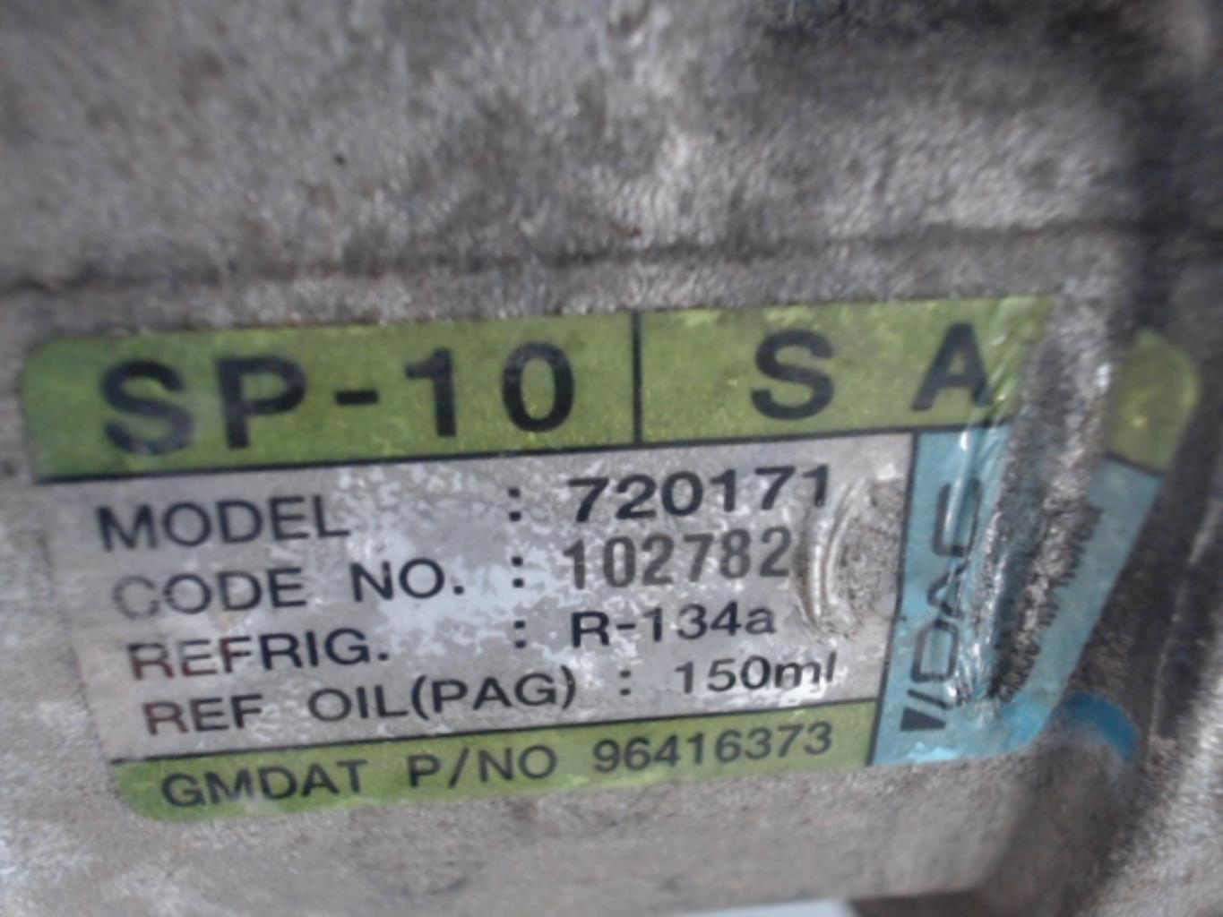 Compresseur clim CHEVROLET AVEO 1 Essence - 1