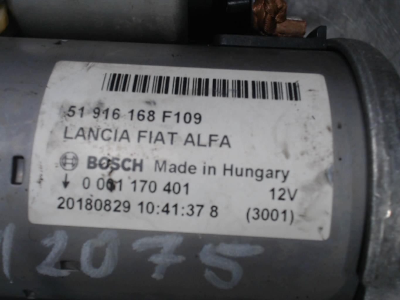 Motorino avviamento FIAT 500 2 PHASE 2 Gasolina - 1