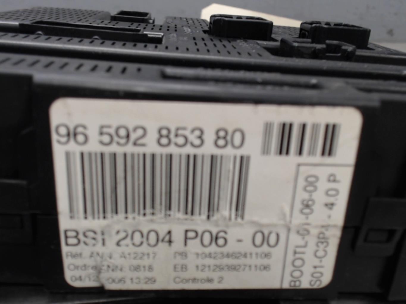 Boitier BSI CITROEN C3 1 PHASE 1 Essence - 1