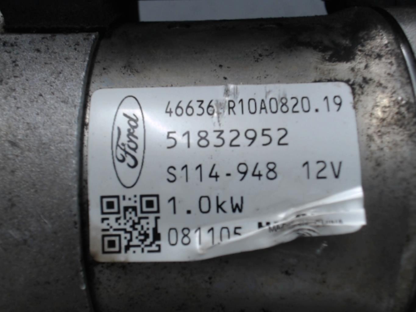Motor de arranque FORD KA PHASE 2 Gasolina - 1