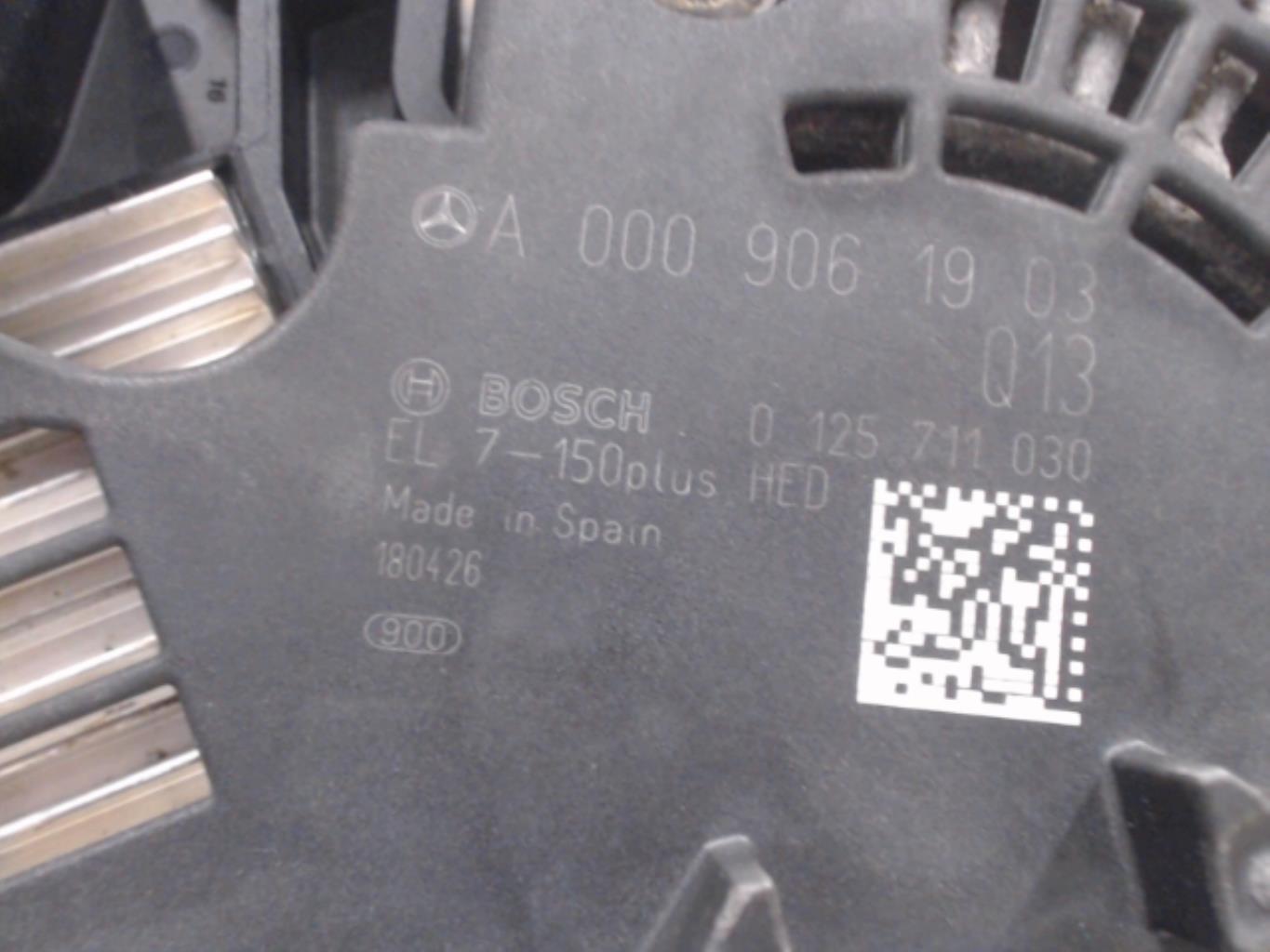 Alternatore MERCEDES CLASSE B 246 PHASE 2 Gasolina - 1