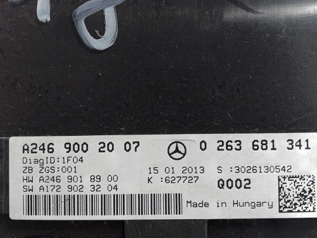 Compteur MERCEDES CLASSE B 246 PHASE 1 Diesel - 1