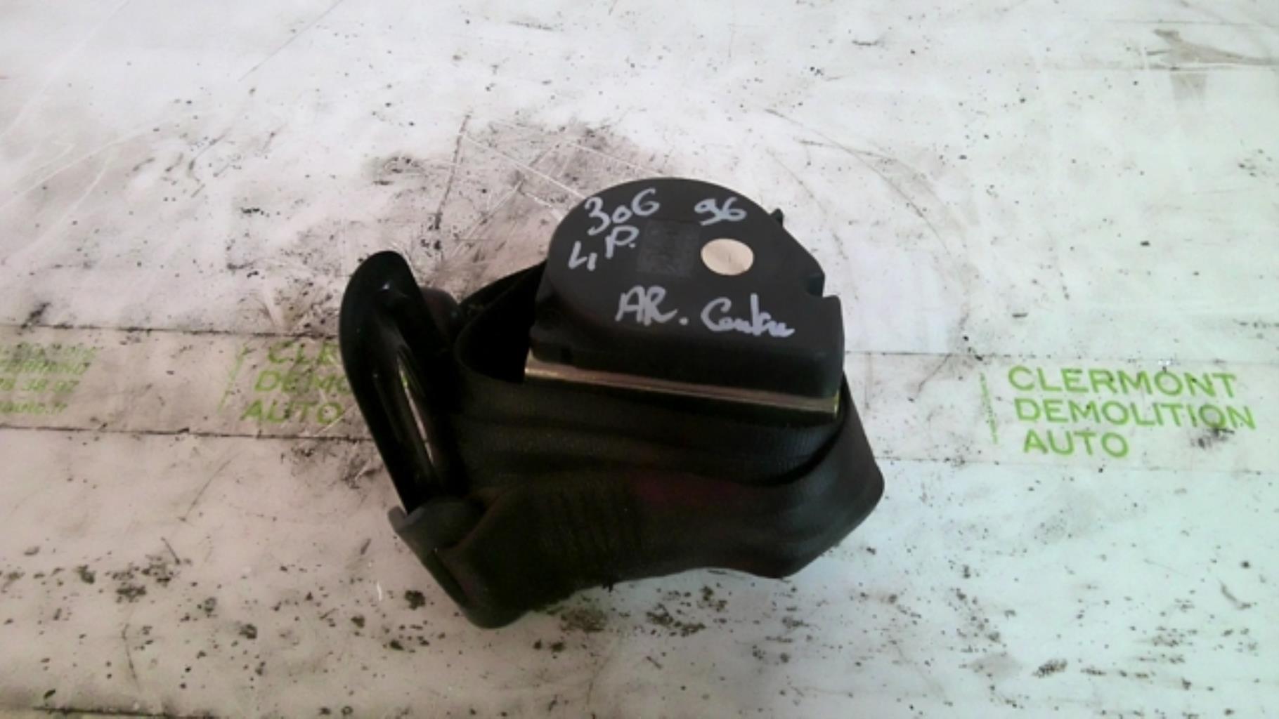 Ceinture arriere centrale PEUGEOT 306  - 1