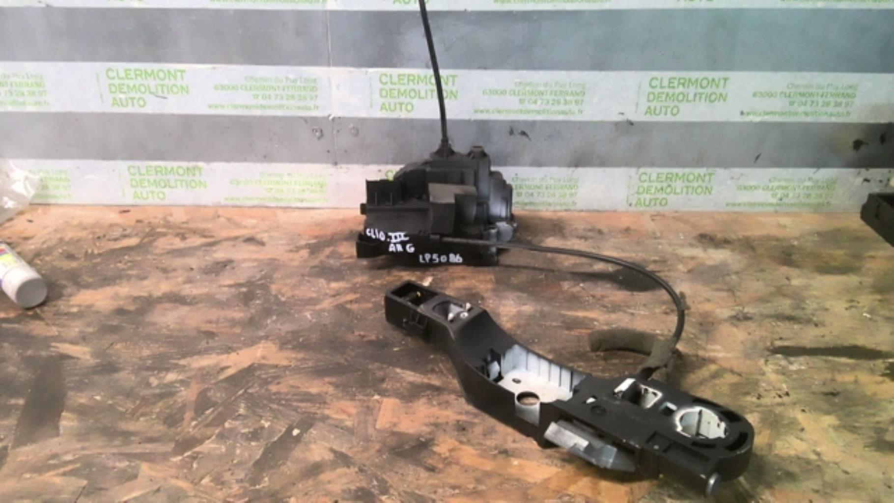 Serrure arriere gauche RENAULT CLIO 3 PHASE 2 Diesel - 1