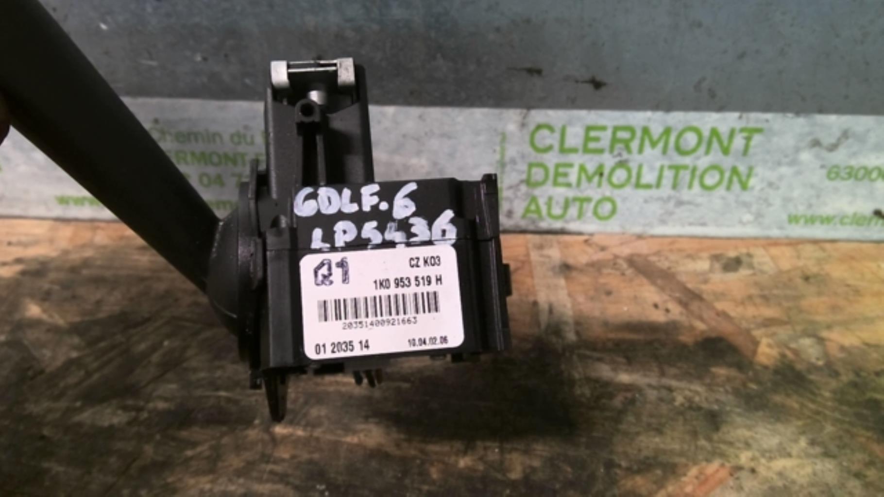 Commodo d'essuie glaces VOLKSWAGEN GOLF 6 Diesel - 1
