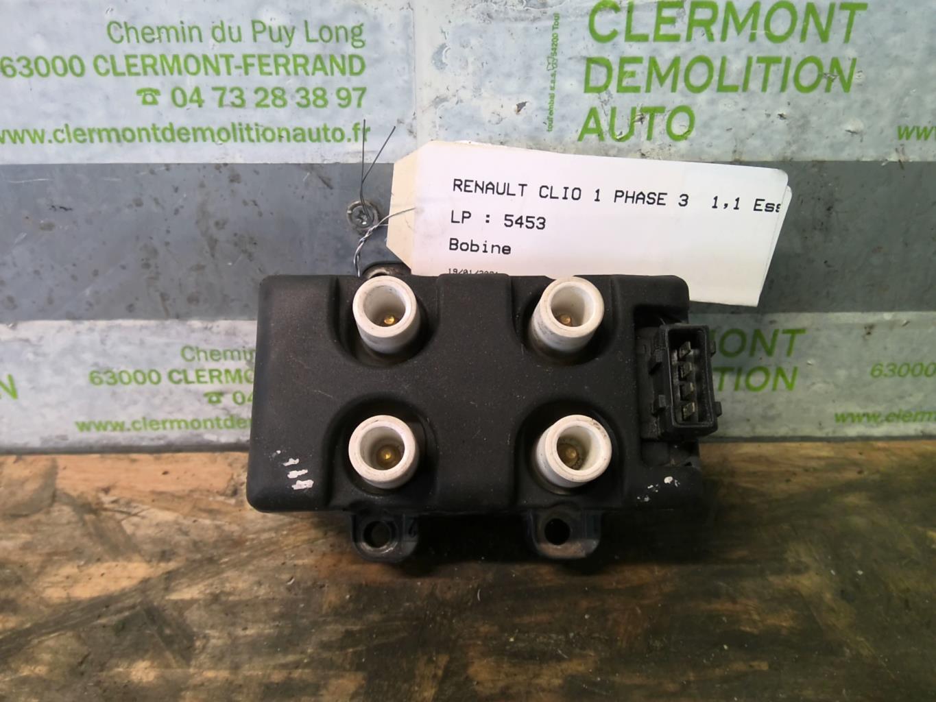 Bobine (allumage) RENAULT CLIO 1 PHASE 1  - 1
