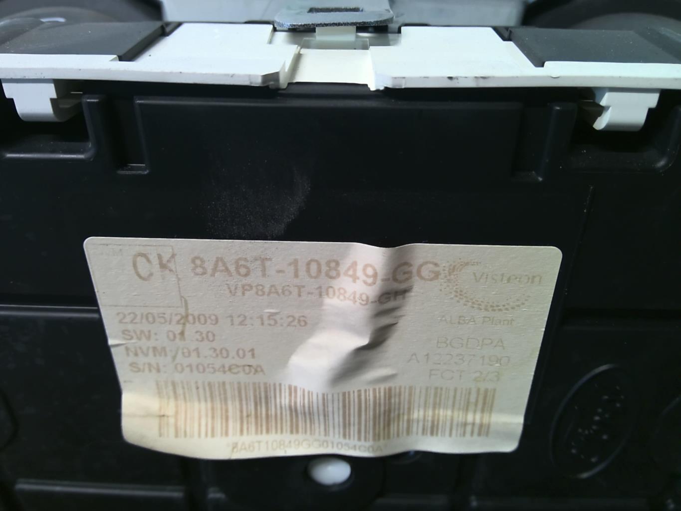 Compteur FORD FIESTA 6 PHASE 1 Diesel - 1