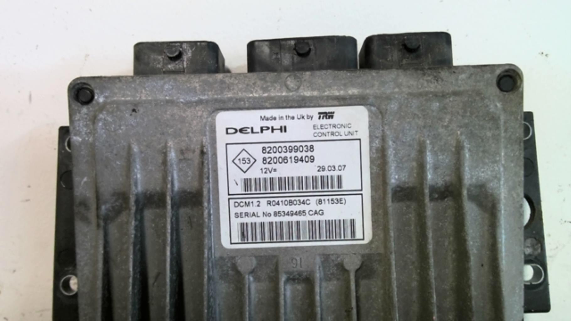 Calculateur moteur RENAULT MODUS PHASE 1 Diesel - 1