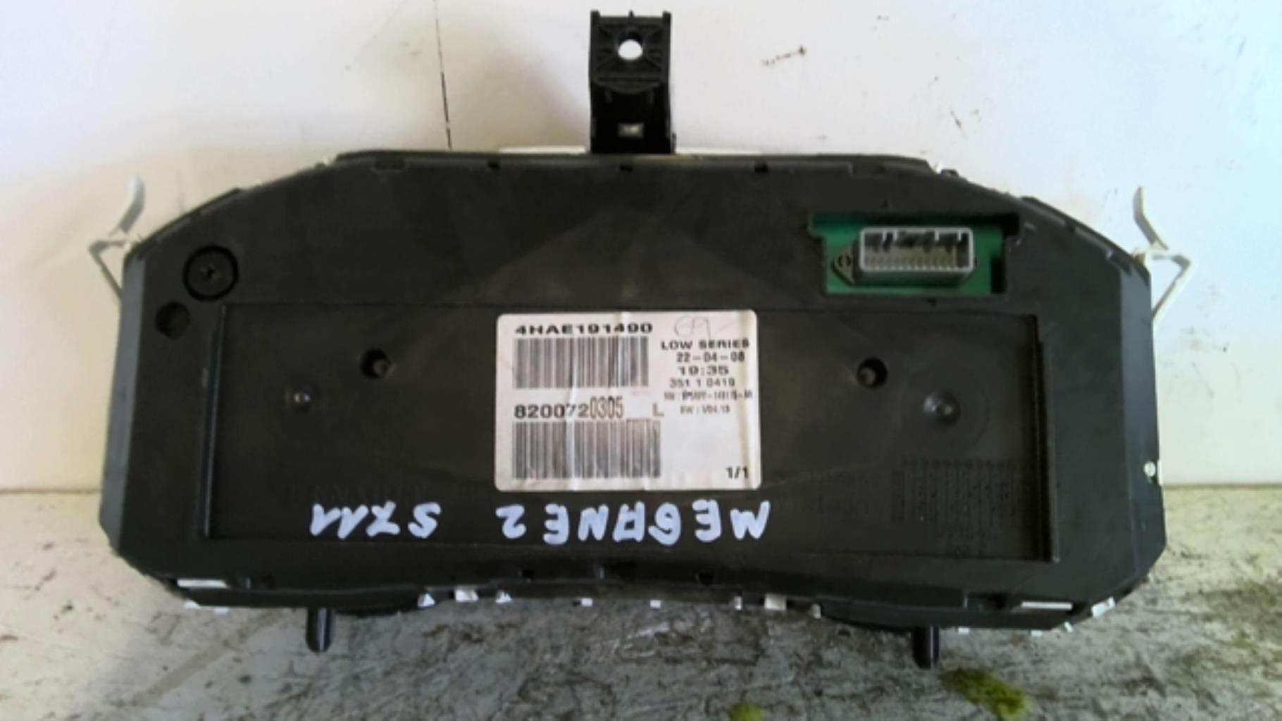 Compteur RENAULT MEGANE 2 PHASE 2 Diesel - 1