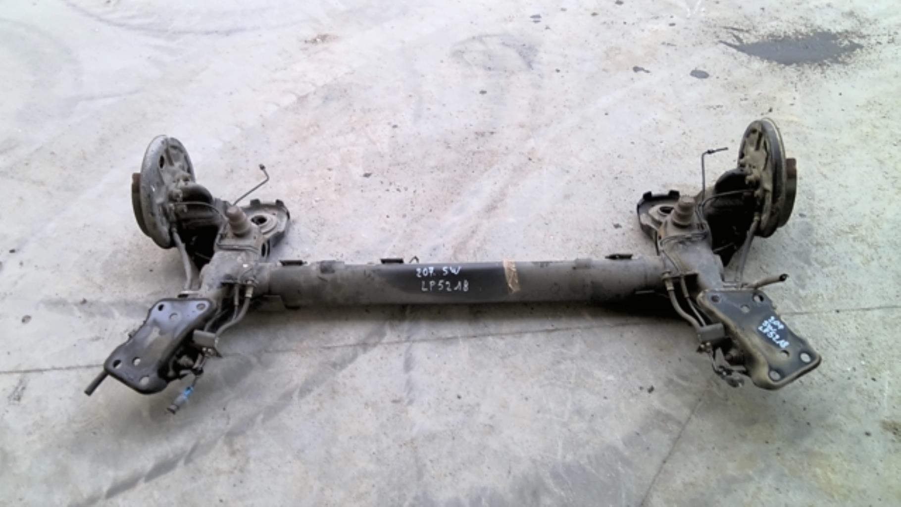 Train arriere complet PEUGEOT 207 PHASE 1 BREAK Essence - 1