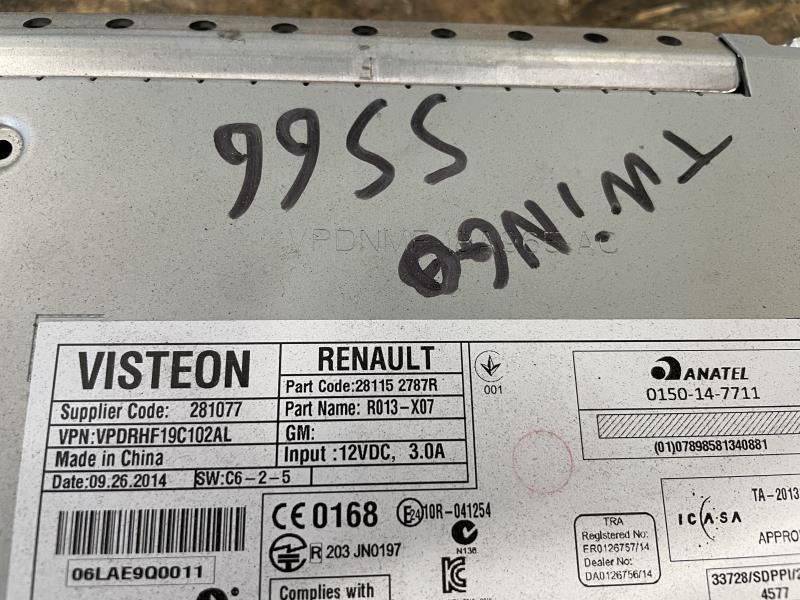 Autoradio d'origine RENAULT TWINGO 3 PHASE 1 Essence - 1