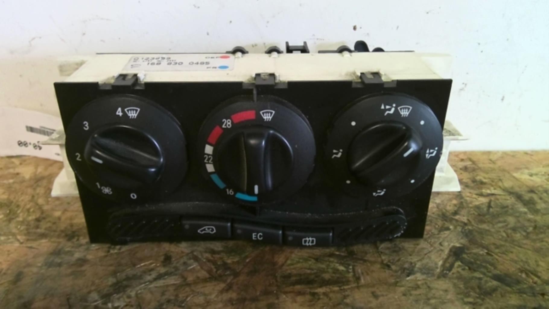 Commande chauffage MERCEDES CLASSE A 168 PHASE 1 Diesel - 1